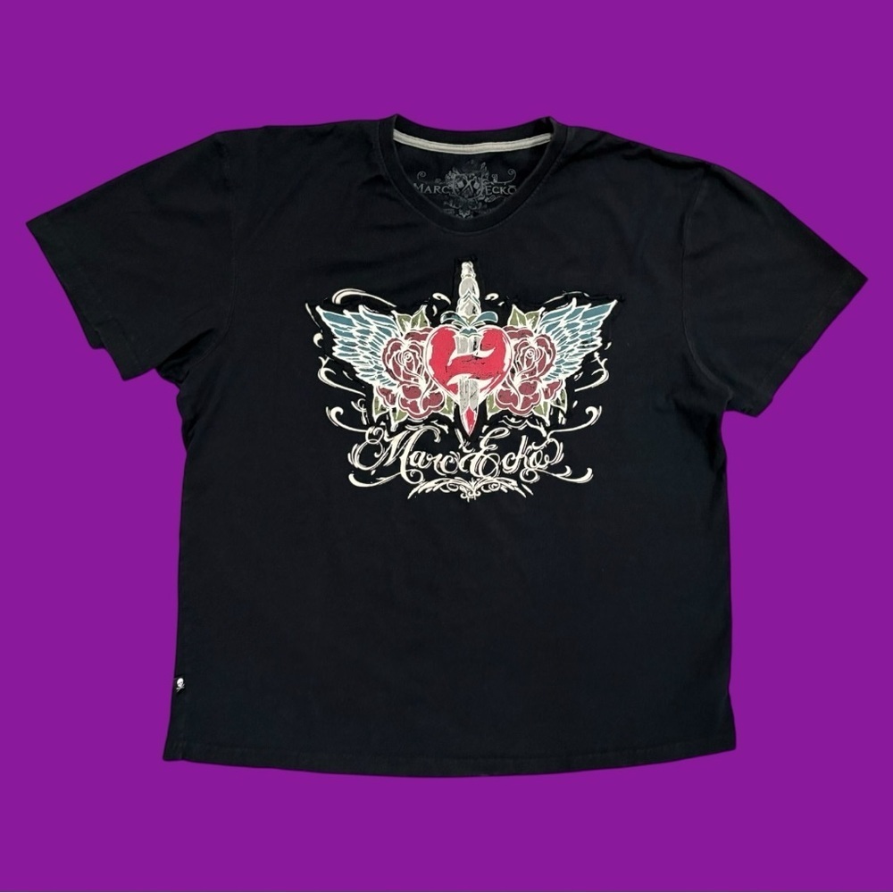 Y2K Marc Ecko Heart & Dagger Tee